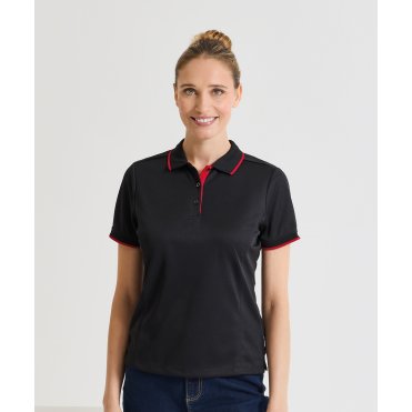 PR619 Women's Contrast Coolchecker Polo