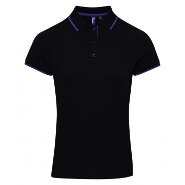 PR619 Women's Contrast Coolchecker Polo