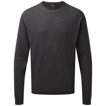 PR692 Crew Neck Cotton-Rich Knitted Sweater