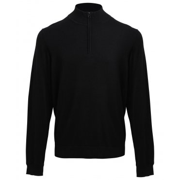PR695 1/4 Zip Knitted Sweater