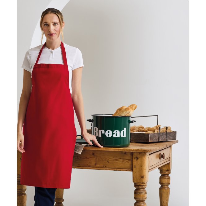 Premier PR102 100% Organic Cotton Bib Apron
