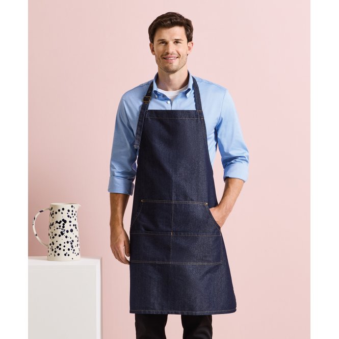Premier PR126 Jeans Stitch Bib Apron