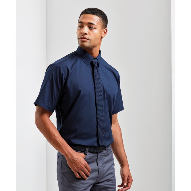 Premier PR202 Short Sleeve Poplin Shirt