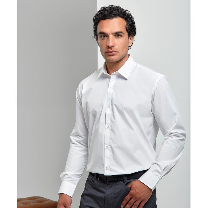 Premier PR207 Supreme Poplin Long Sleeve Shirt