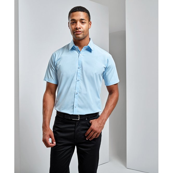 Premier PR209 Supreme Poplin Short Sleeve Shirt