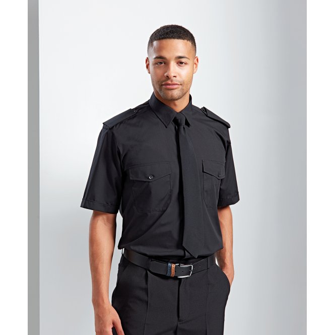 Premier PR212 Short Sleeve Pilot Shirt