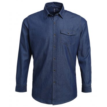 PR222 Jeans Stitch Denim Shirt