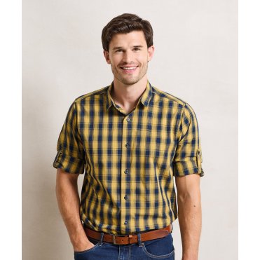 PR250 Mulligan Check Cotton Long Sleeve Shirt