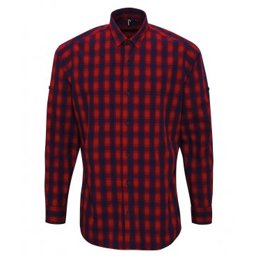 PR250 Mulligan Check Cotton Long Sleeve Shirt