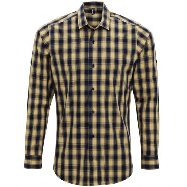 PR250 Mulligan Check Cotton Long Sleeve Shirt