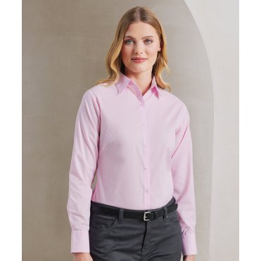PR300 Women's Poplin Long Sleeve Blouse