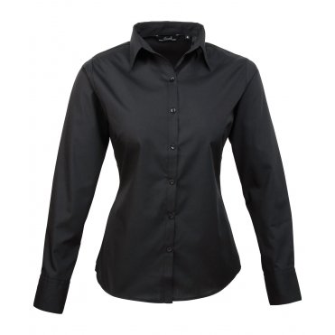 PR300 Women's Poplin Long Sleeve Blouse