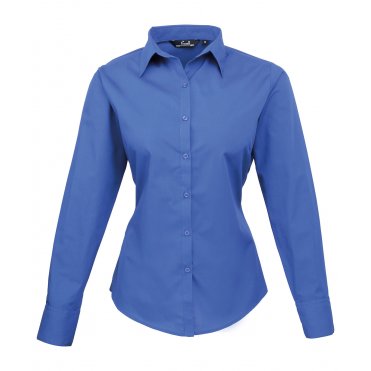 PR300 Women's Poplin Long Sleeve Blouse