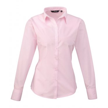 PR300 Women's Poplin Long Sleeve Blouse