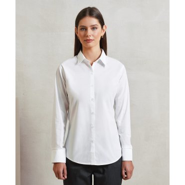 PR307 Women's Supreme Poplin Long Sleeve Shirt