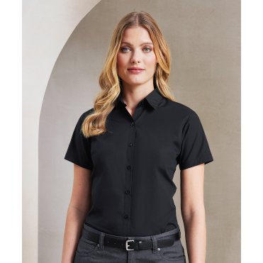 PR309 Women's Supreme Poplin Short Sleeve Shirt
