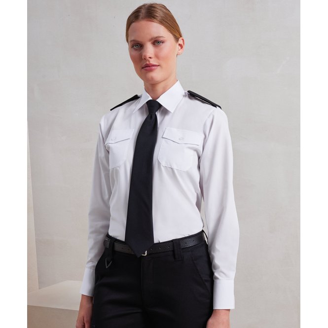 Premier PR310 Women's Long Sleeve Pilot Shirt