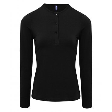 PR318 Women's Long John Roll-Sleeve Tee
