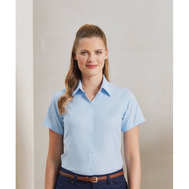 Premier PR336 Women's Signature Oxford Short Sleeve Shirt
