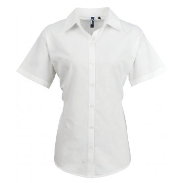 PR336 Women's Signature Oxford Short Sleeve Shirt