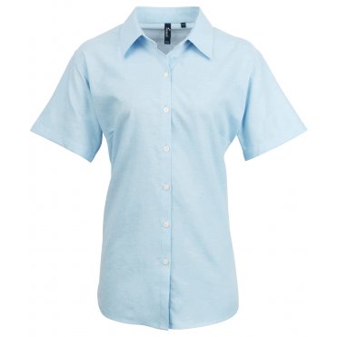 PR336 Women's Signature Oxford Short Sleeve Shirt