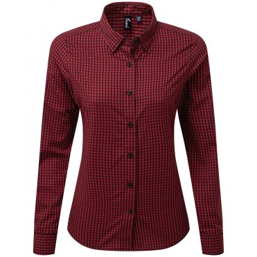 PR352 Women's Maxton Check Long Sleeve Shirt