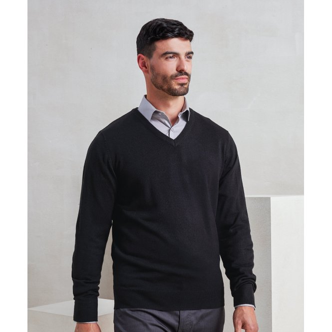Premier PR400 Essential Acrylic V-Neck Sweater