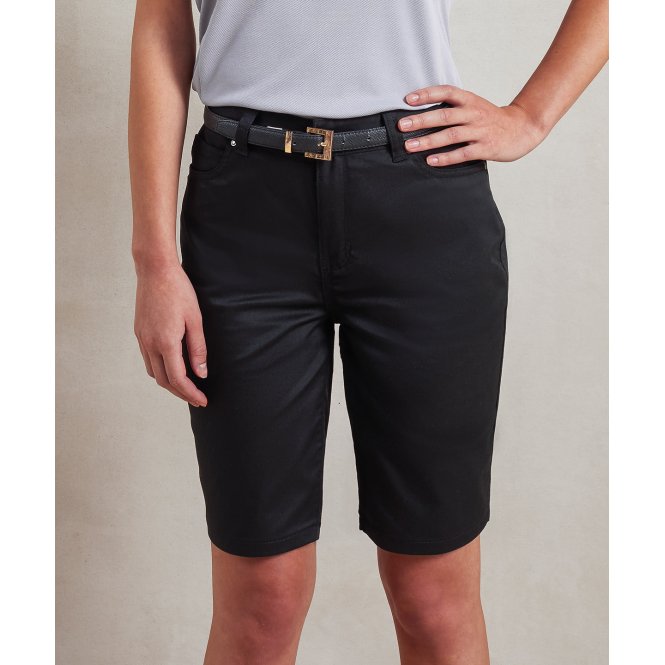 Premier PR572 Women's Performance Chino Shorts