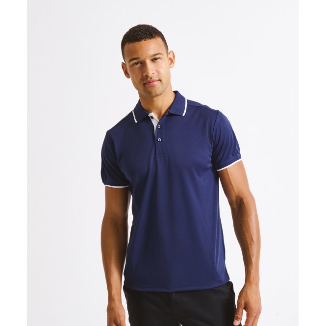 Premier PR618 Contrast Coolchecker Polo
