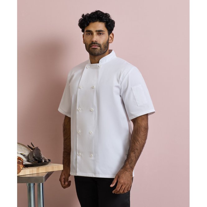 Premier PR656 Short Sleeve Chefs Jacket
