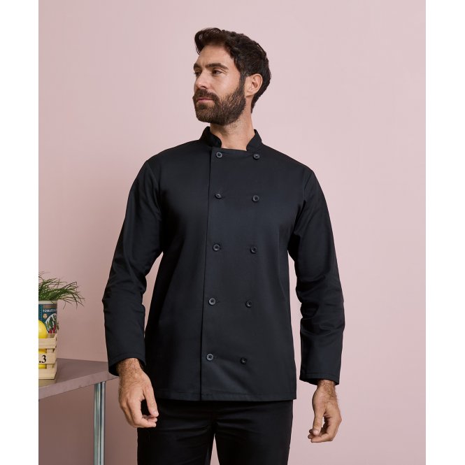 Premier PR657 Long Sleeve Chefs Jacket