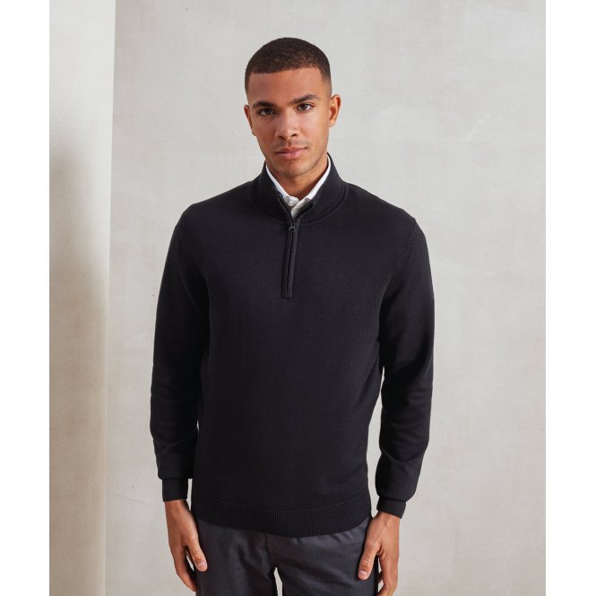 Premier PR695 1/4 Zip Knitted Sweater