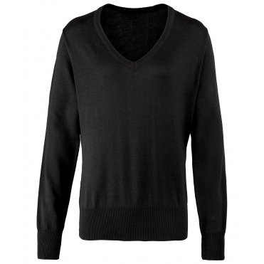 PR696 Women's V-Neck Knitted Sweater