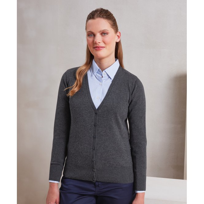 Premier PR697 Women's Button-Through Knitted Cardigan