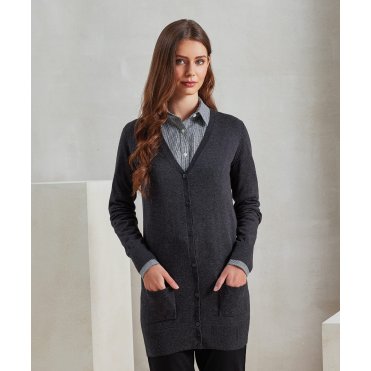 PR698 Women's Longline Knitted Cardigan
