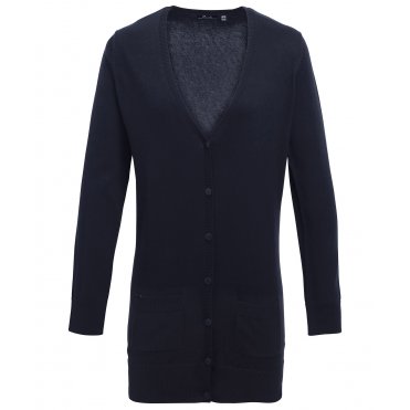 PR698 Women's Longline Knitted Cardigan