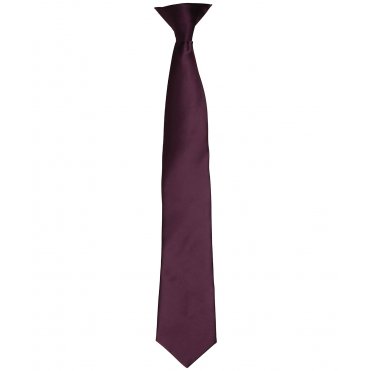 PR755 Colour Satin Clip Tie