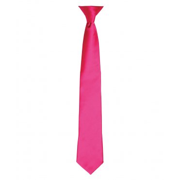 PR755 Colour Satin Clip Tie