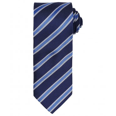 PR783 Waffle Stripe Tie