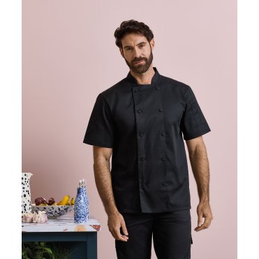 PR902 Chefs Coolchecker Short Sleeve Jacket