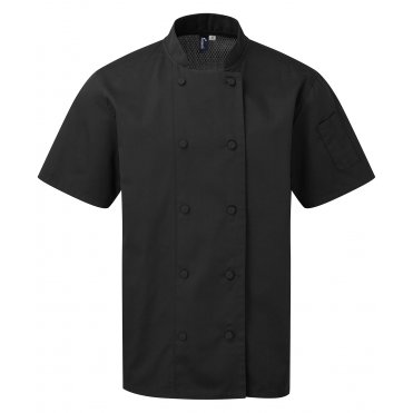 PR902 Chefs Coolchecker Short Sleeve Jacket