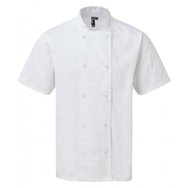 PR902 Chefs Coolchecker Short Sleeve Jacket