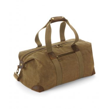 QD650 Heritage Waxed Canvas Holdall