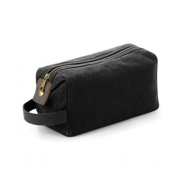 QD651 Heritage Waxed Canvas Wash Bag