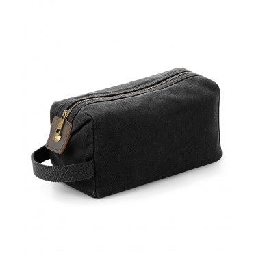 QD651 Heritage Waxed Canvas Wash Bag