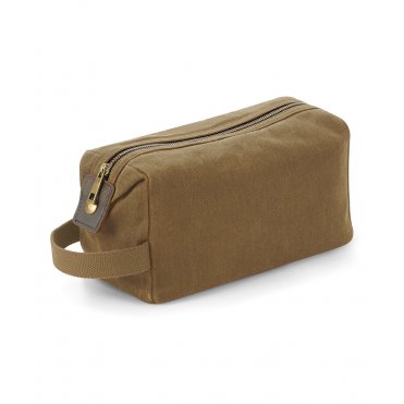 QD651 Heritage Waxed Canvas Wash Bag