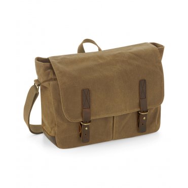 QD653 Heritage Waxed Canvas Messenger