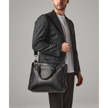 QD892 Nuhide Slimline Laptop Brief