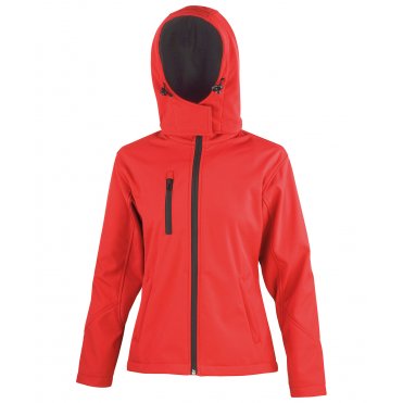 R230F Women's Core Tx Performance Hooded Softshell Jacket