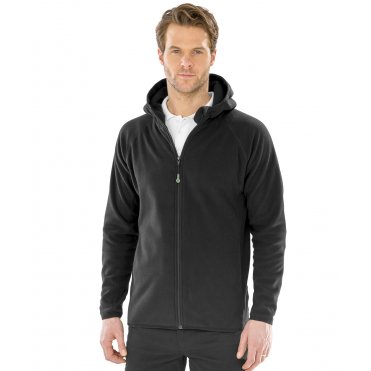 R906X Recycled Hooded Microfleece Jacket